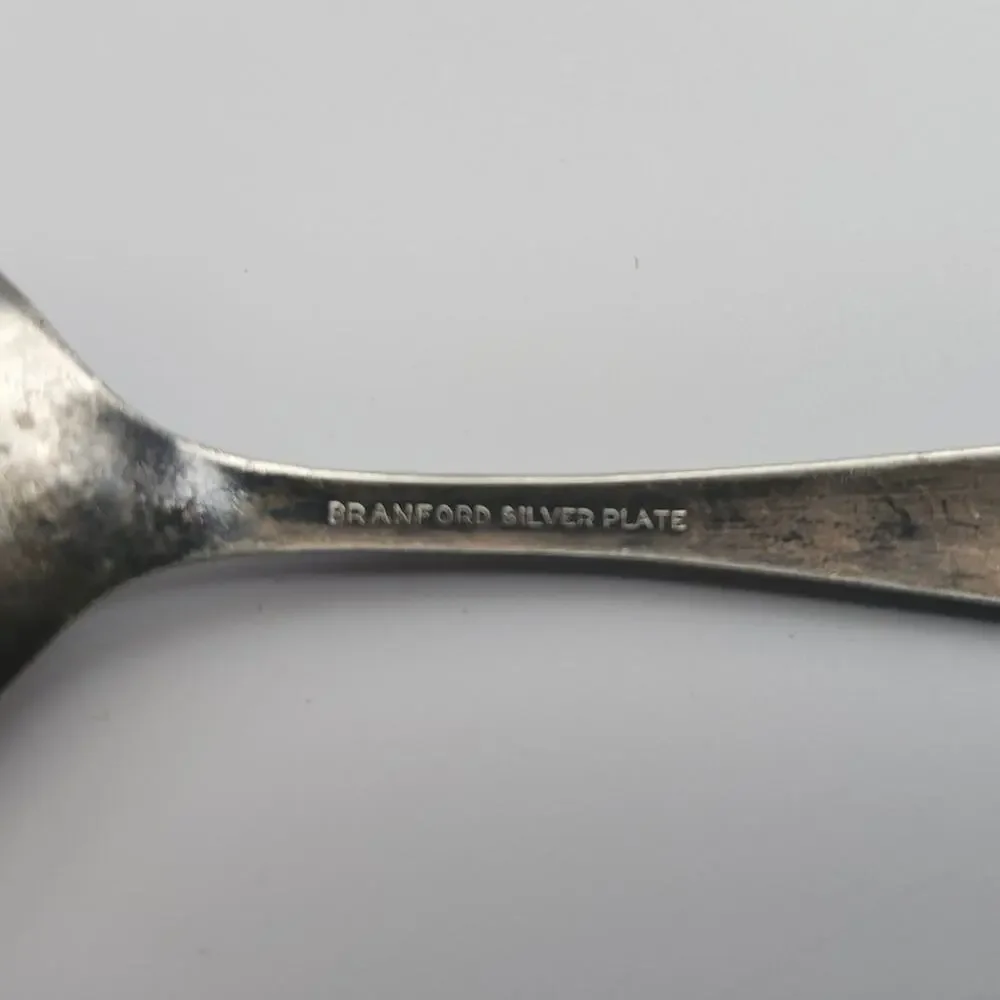 Vintage‎ 1930s Mickey Mouse Spoon Branford Silver Plate Disney Collectible